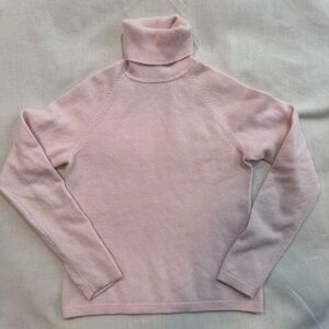 Women's Pink Turtleneck Cashmere